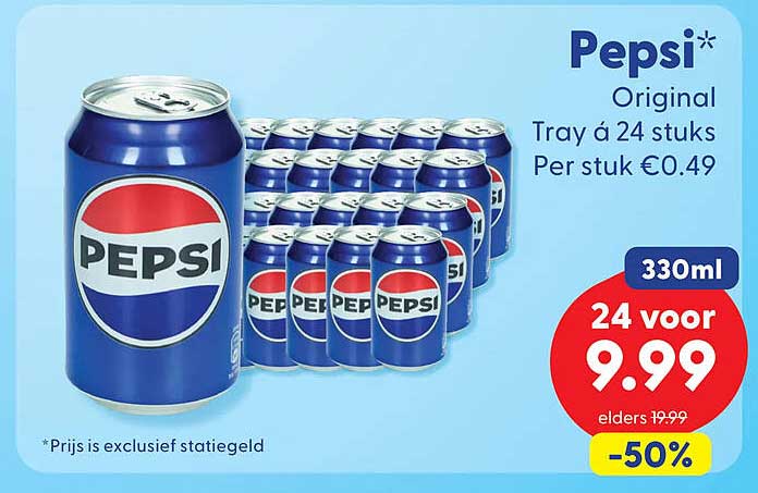 Pepsi Original 330ml -50%