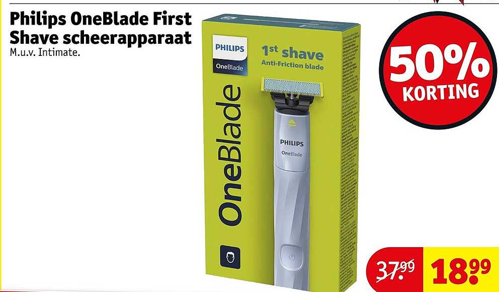 Philips OneBlade First Shave scheerapparaat