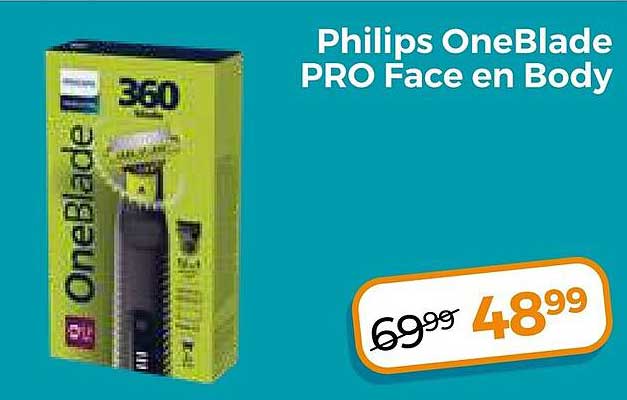 Philips OneBlade PRO Face en Body