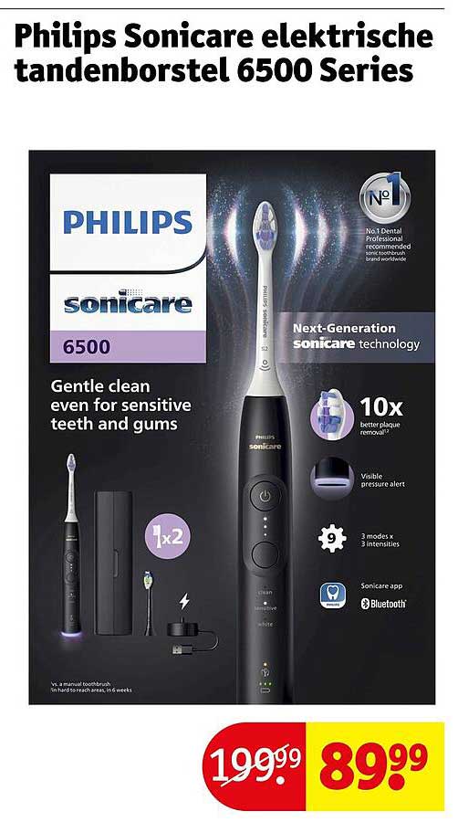 Philips Sonicare elektrische tandenborstel 6500 Series