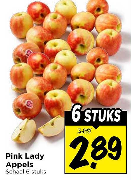 Pink Lady Appels Schaal 6 stuks