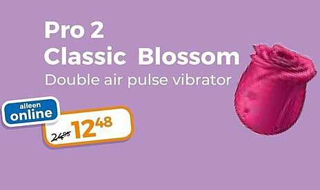 Pro 2 Classic Blossom Double air pulse vibrator