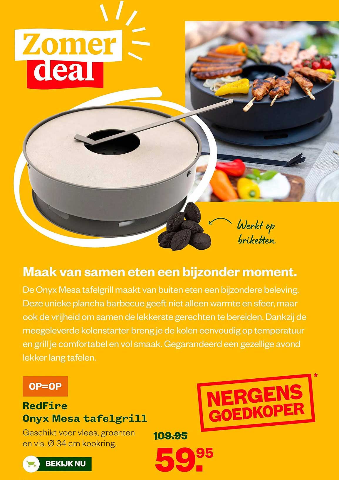 RedFire Onyx Mesa tafelgrill