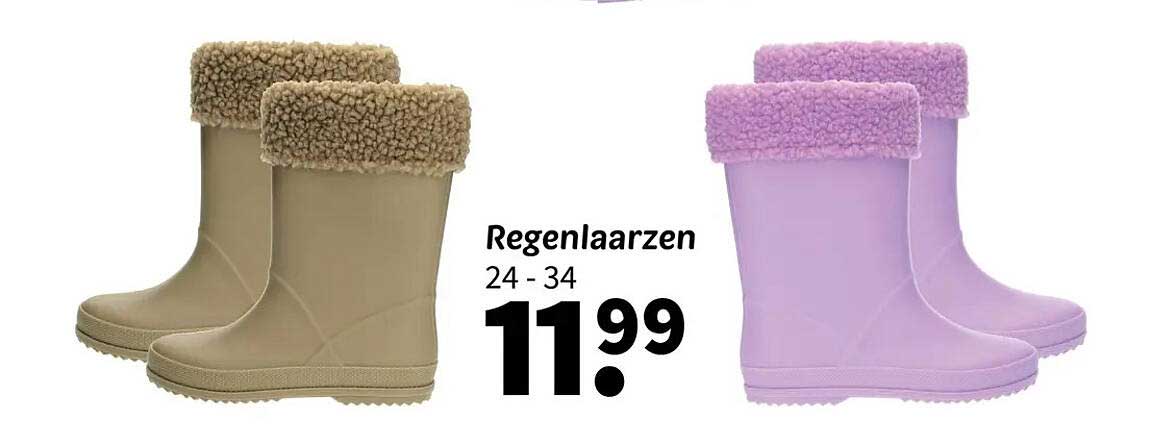 Regenlaarzen 24 - 34