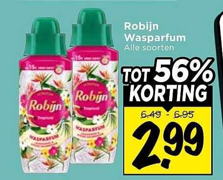 Robijn Wasparfum Alle soorten TOT 56% KORTING