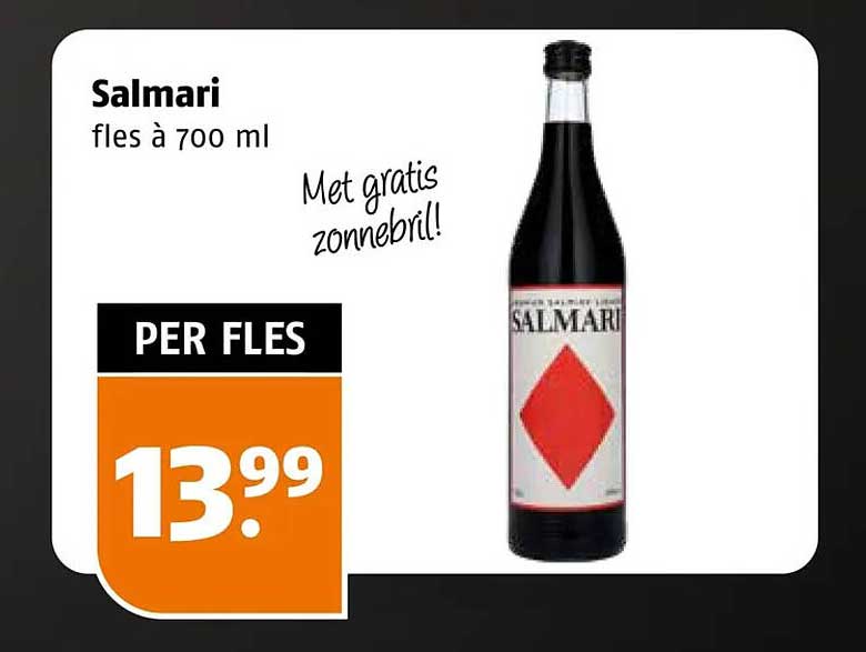 Salmari fles à 700 ml Met gratis zonnebril!