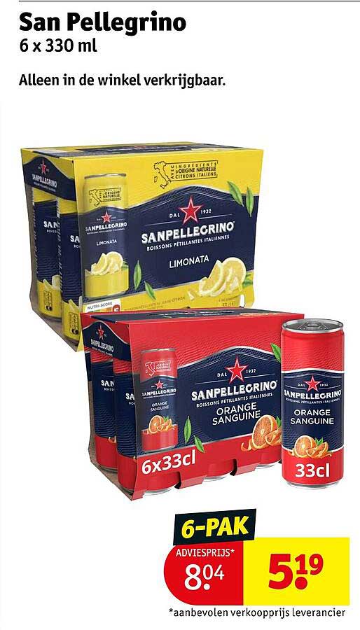 San Pellegrino 6 x 330 ml
