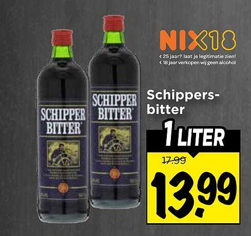 Schippers-bitter 1 LITER