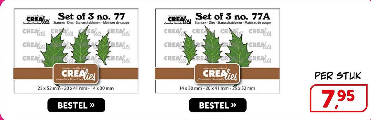 Set of 3 no. 77