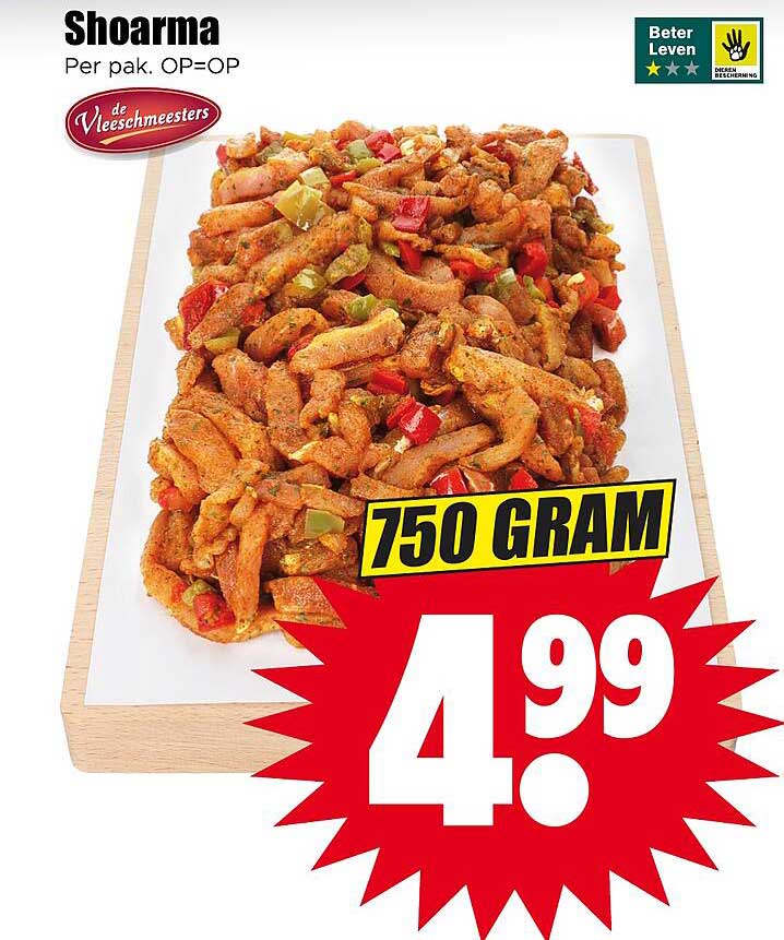 Shoarma 750 gram