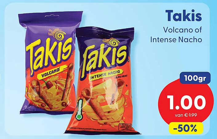 Takis Volcano of Intense Nacho -50%
