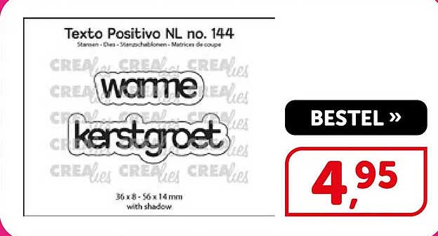 Texto Positivo NL no. 144 warme kerstgroot
