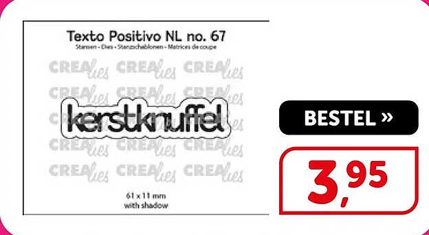 Texto Positivo NL no. 67 kerskrummel