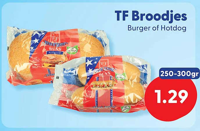 TF Broodjes Burger of Hotdog