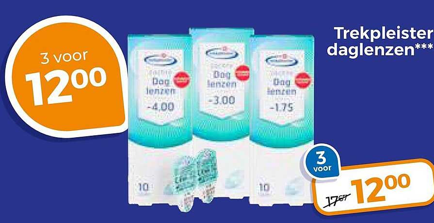 Trekpleister daglenzen*** 3 voor 12.00