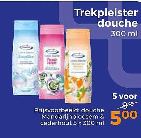 Trekpleister douche 300 ml 5 voor