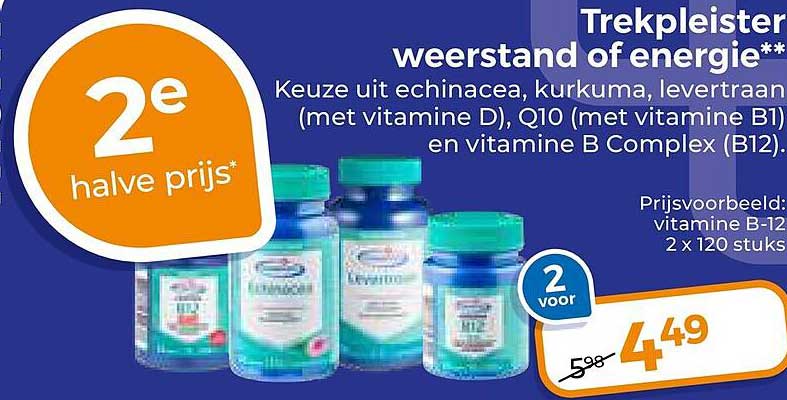 Trekpleister weerstand of energie** 2e halve prijs
