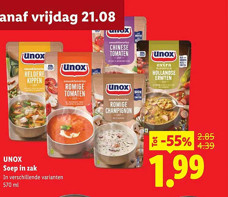 UNOX Soep in zak