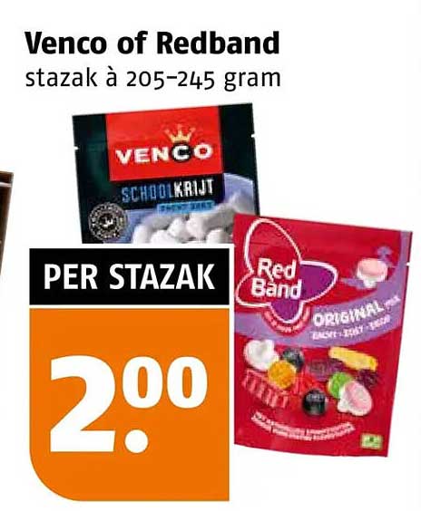 Venco of Redband stazak à 205-245 gram