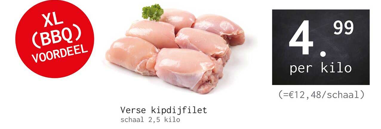 Verse kipdijfilet XL (BBQ) VOORDEEL