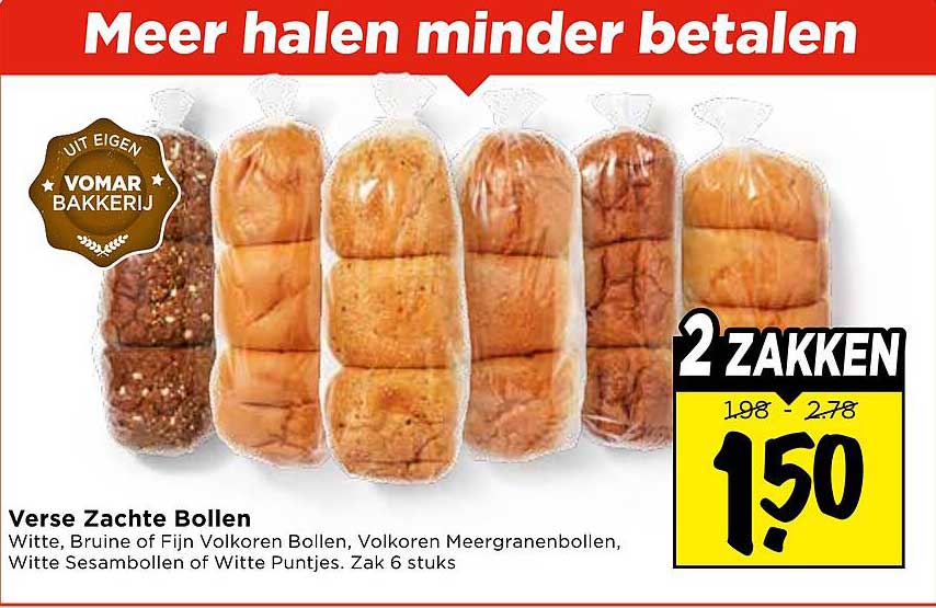 Verse Zachte Bollen 2 ZAKKEN