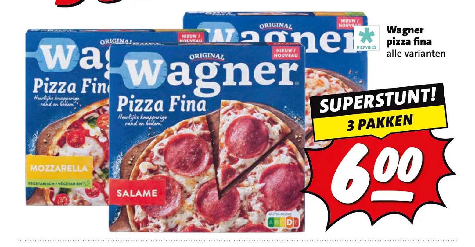 Wagner pizza fina alle varianten SUPERSTUNT! 3 pakken