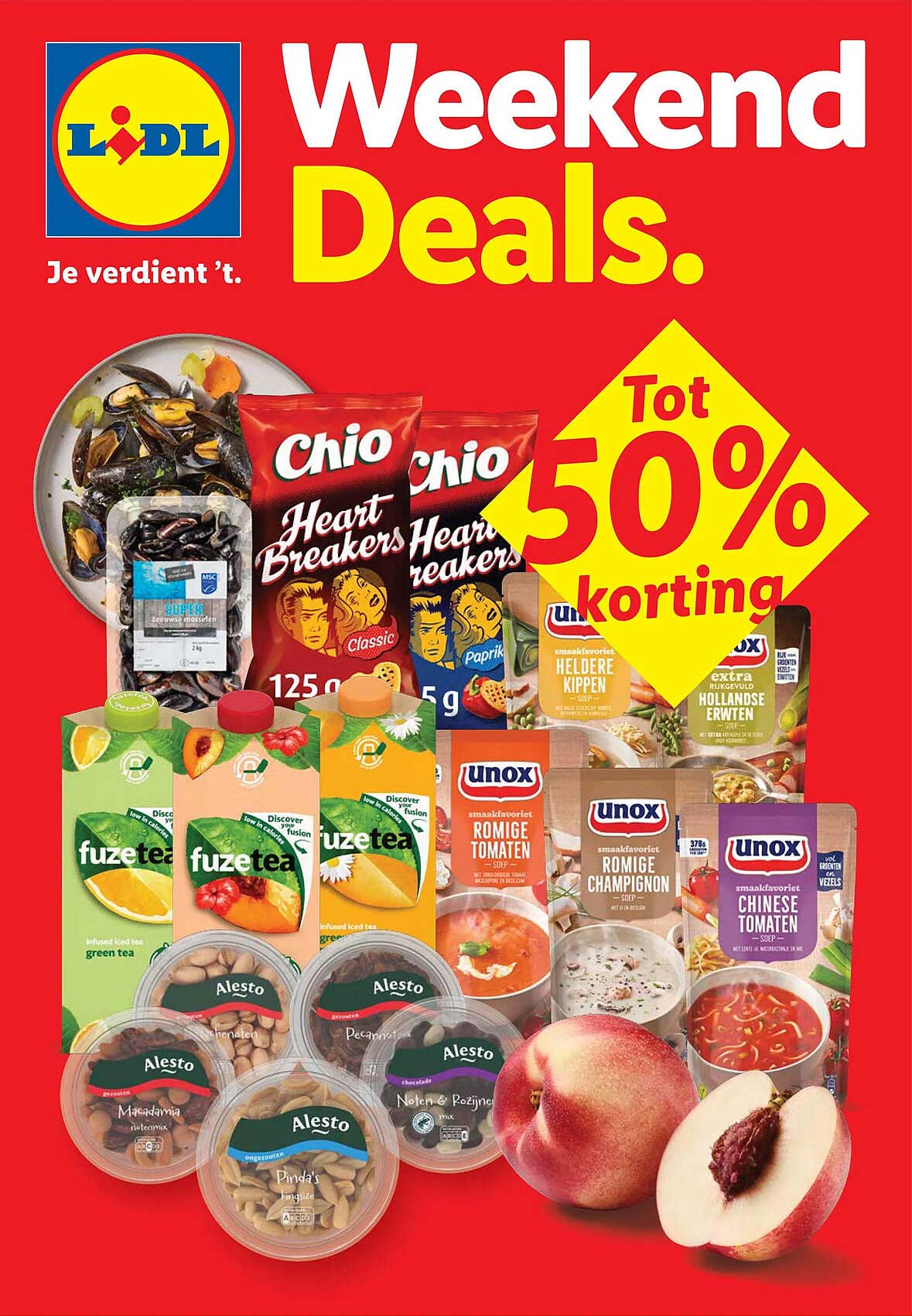 Weekend Deals. Tot 50% korting