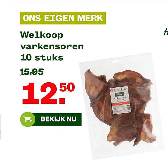 Welkoop varkensoren 10 stuks