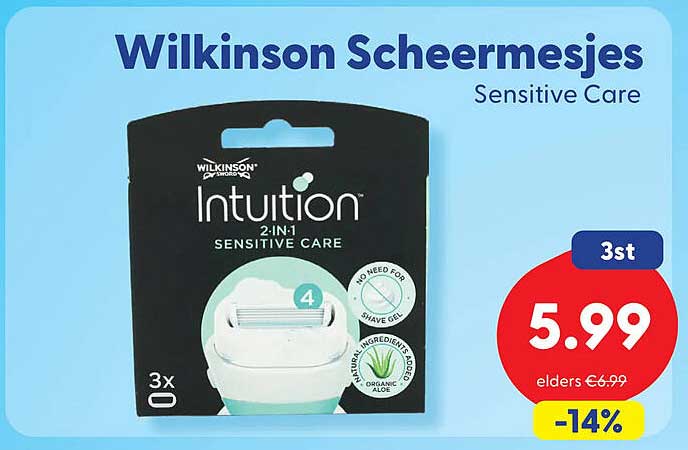 Wilkinson Scheermesjes Sensitive Care