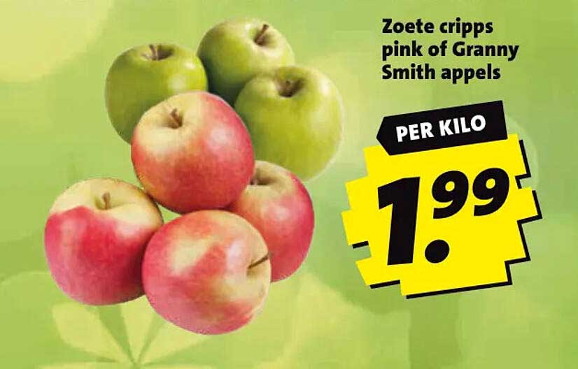 Zoete cripps pink of Granny Smith appels