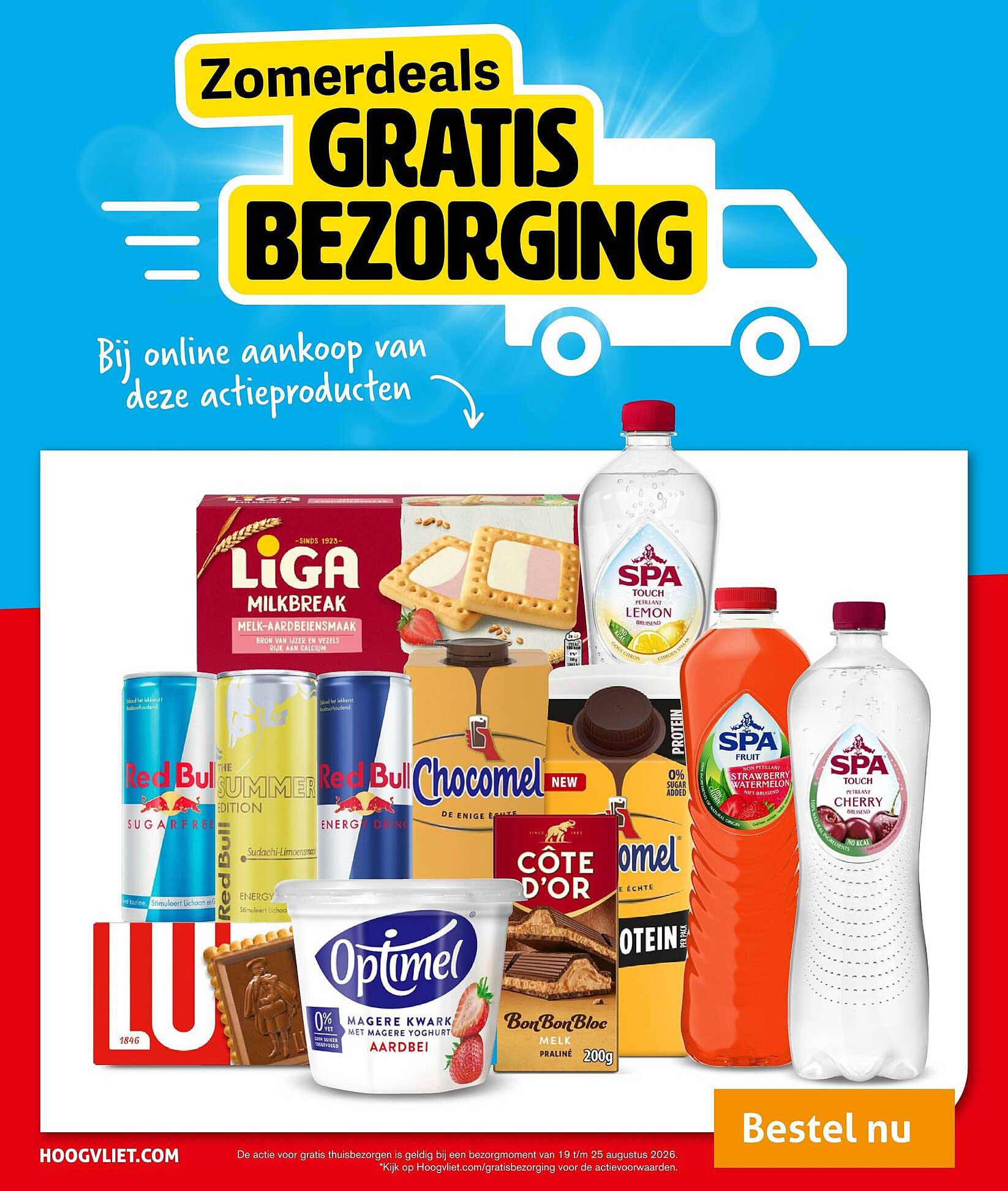 Zomerdeals GRATIS BEZORGING
