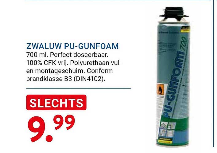 ZWALUW PU-GUNFOAM