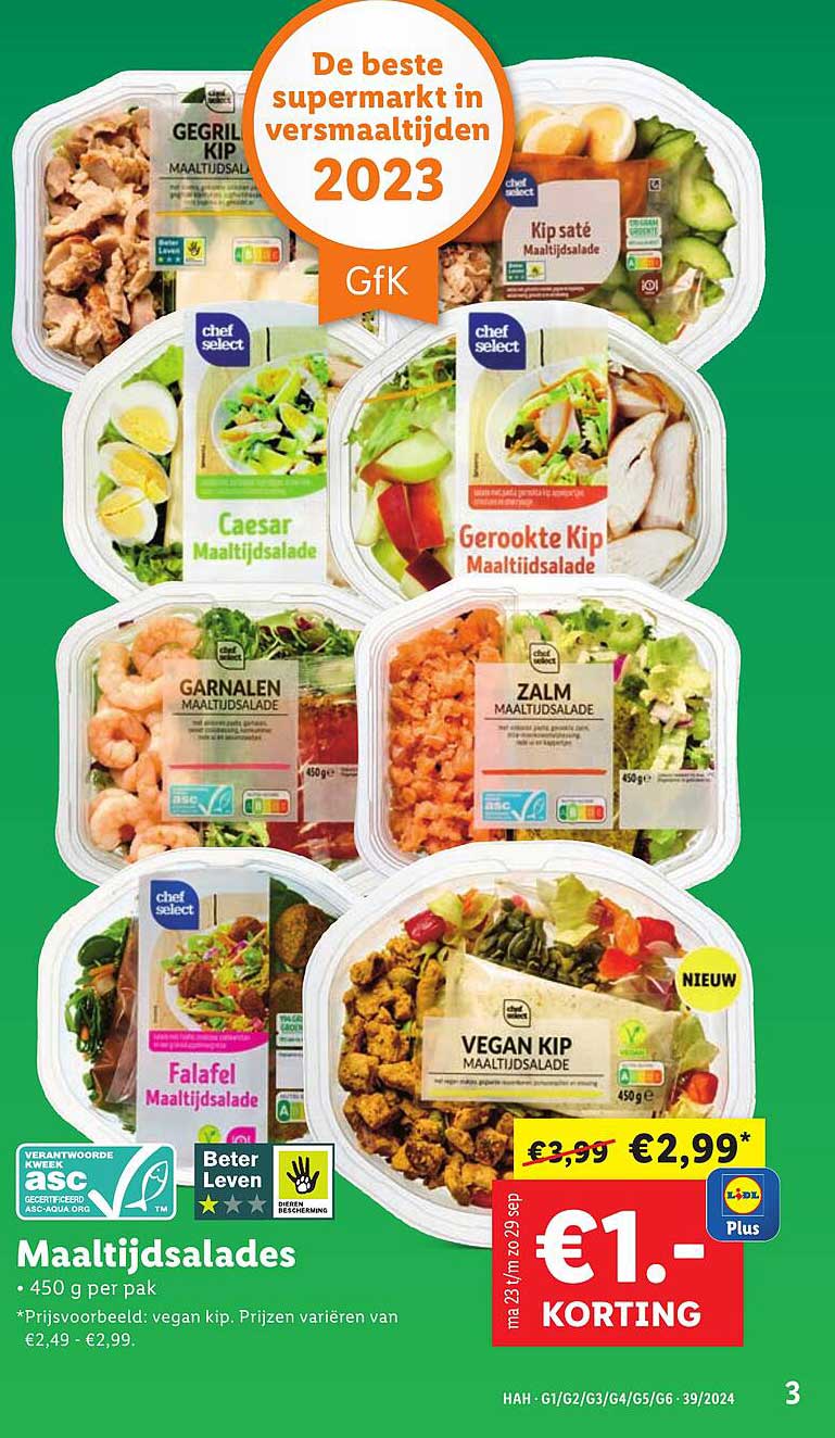 Maaltijdsalades