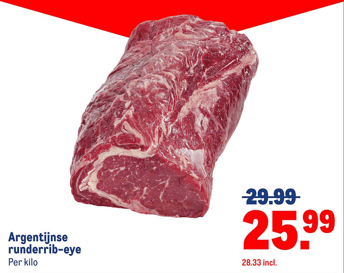 Argentijnse runderrib-eye