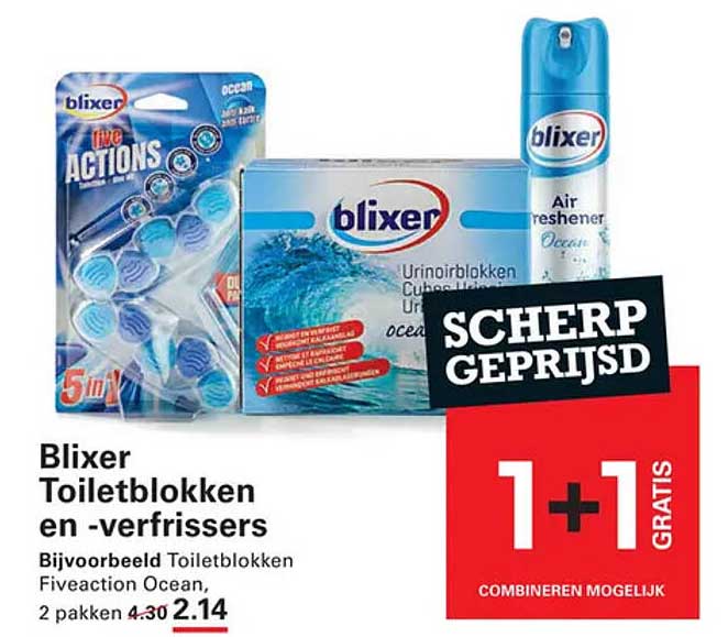 Blixer Toiletblokken en -verfrissers