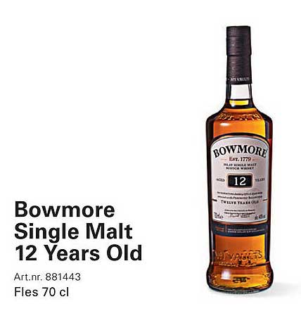 Bowmore Single Malt 12 Years Old
