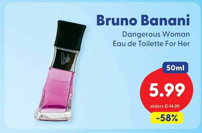 Bruno Banani Dangerous Woman Eau de Toilette For Her