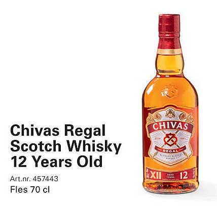 Chivas Regal Scotch Whisky 12 Years Old