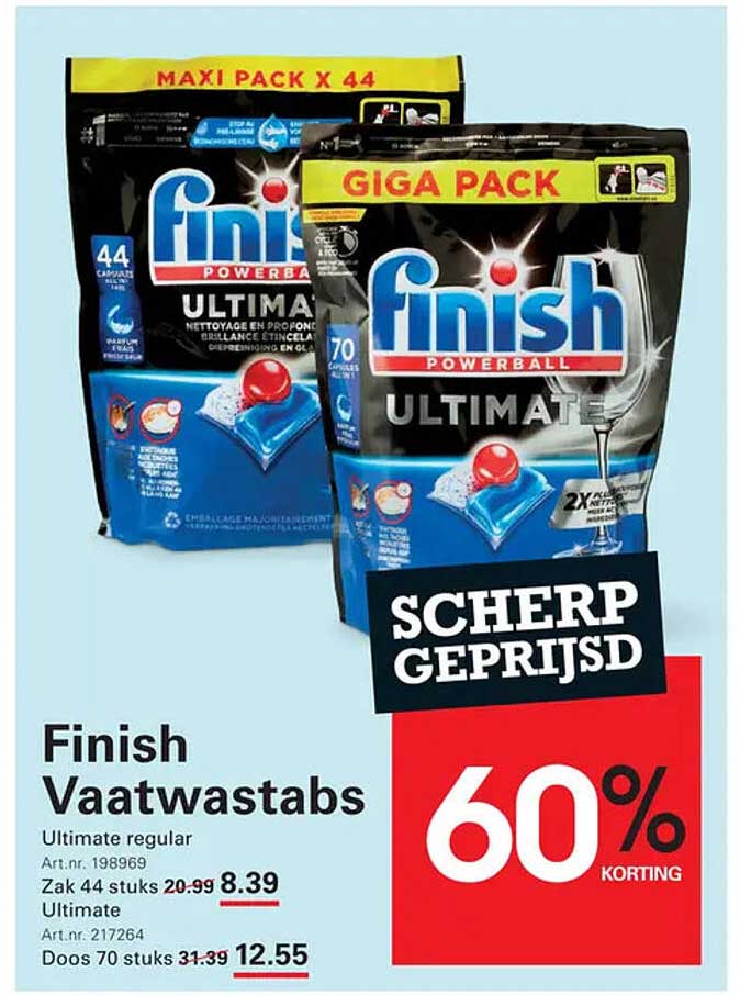 Finish Vaatwastabs Ultimate regular
