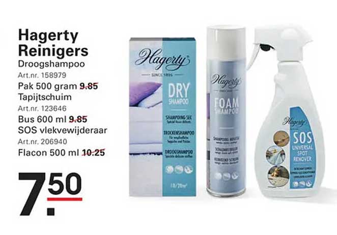 Hagerty Reiniger Droogshampoo