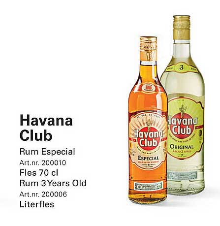 Havana Club Rum Especial 70 cl