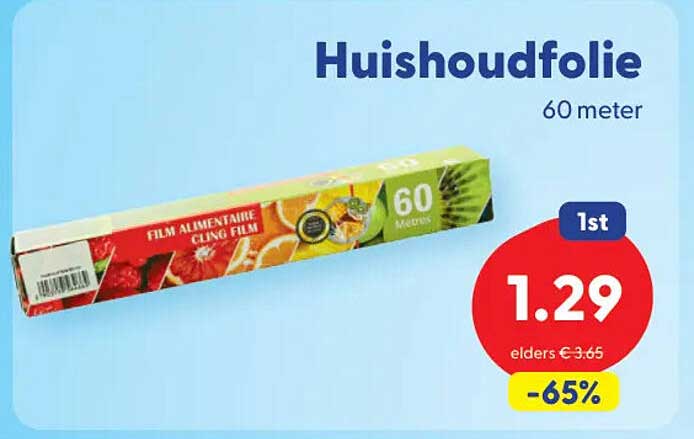 Huishoudfolie 60 meter