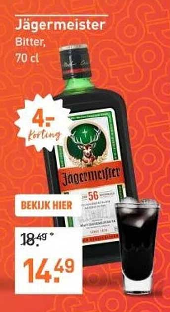 Jägermeister Bitter, 70 cl
