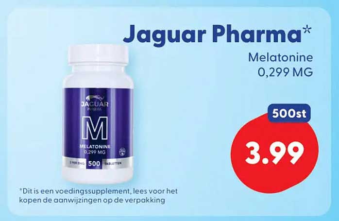 Jaguar Pharma Melatonine 0,299 MG