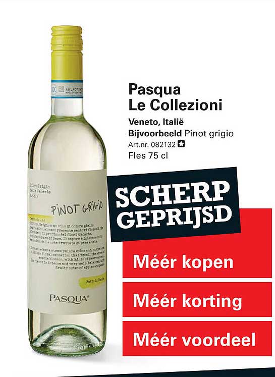 Pasqua Le Collezioni Pinot grigio Fles 75 cl