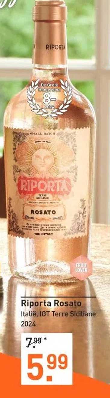 Riporta Rosato, Italië, IGT Terre Siciliane 2024