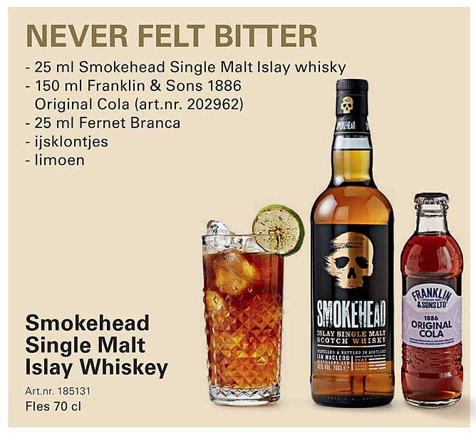 Smokehead Single Malt Islay Whiskey