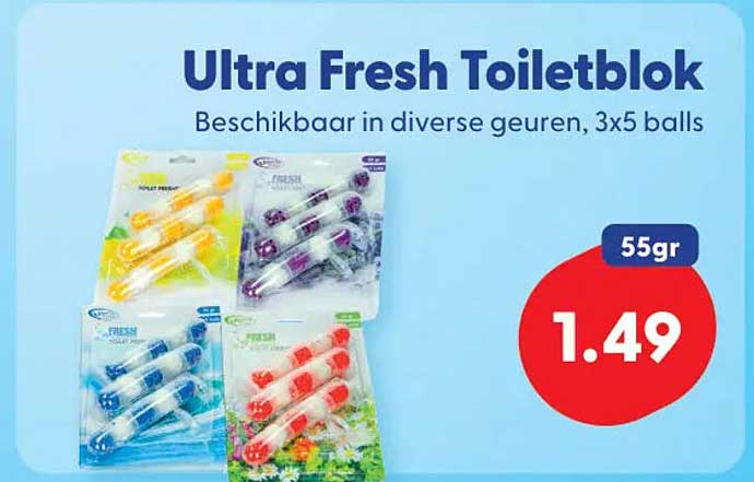 Ultra Fresh Toiletblok