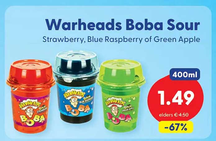 Warheads Boba Sour