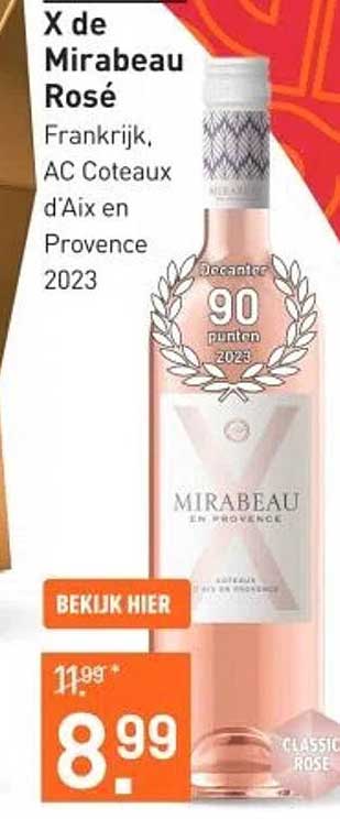 X de Mirabeau Rosé